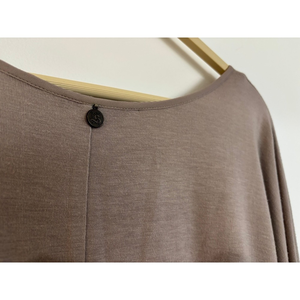 Soft Surroundings Long Sleeve Tunic, Women's Size Medium, Lightweight Tan Cream - Picture 4 of 11